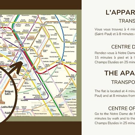 New&Renovated Cosy Flat In The Marais !!! 4Pers Apartment Париж Екстериор снимка